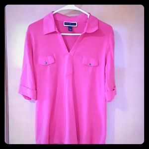Karen Scott melon top size Large